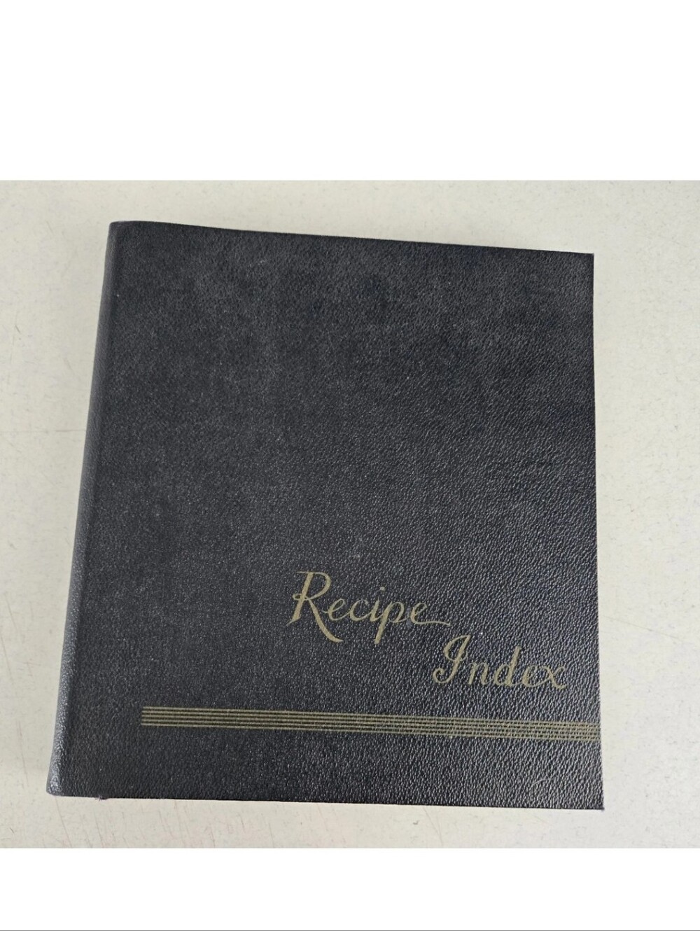Conrad Press England Recipe Index Book Vintage